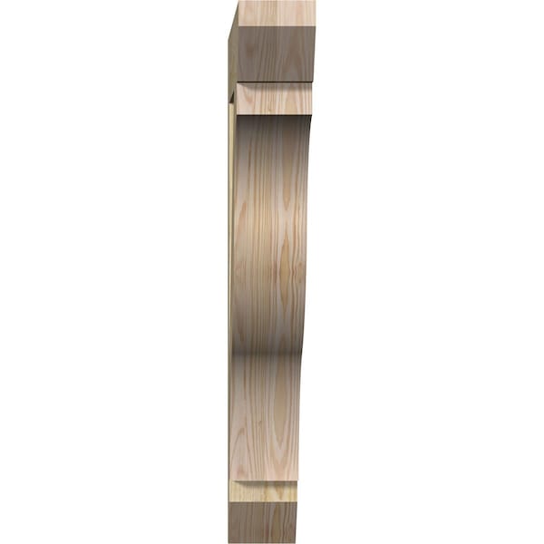 Funston Slat Rough Sawn Bracket, Douglas Fir, 4W X 26D X 30H